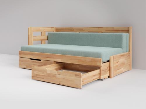Rozkladaci postel z masivu Opereta N-V 01