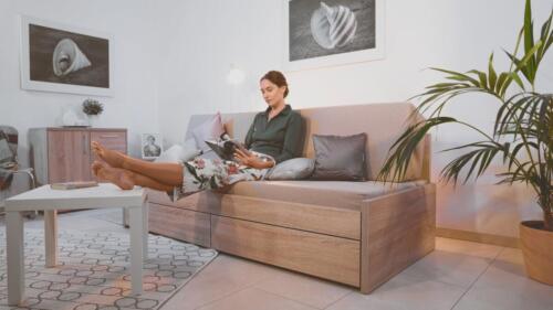 Rozkladaci postel Cora bez podrucek 1