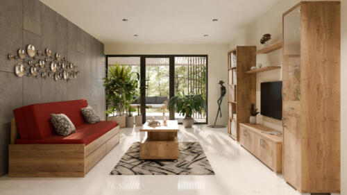 Rozkladaci postel Cora bez podrucek 2