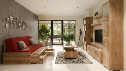 Rozkladaci postel Cora bez podrucek 3