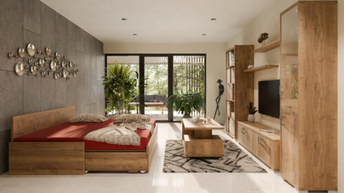 Rozkladaci postel Cora bez podrucek 4